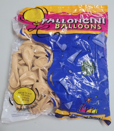 Set 100 baloane latex blush / culoarea pielii 13 cm [4]