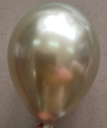 Set 100 baloane latex chrome auriu glossy premium 13 cm [2]