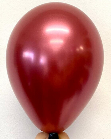 Set 100 baloane latex chrome roz inchis 13cm [1]