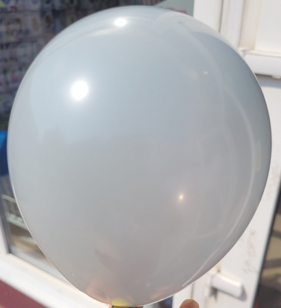 Set 100 baloane latex gri 13 cm [2]