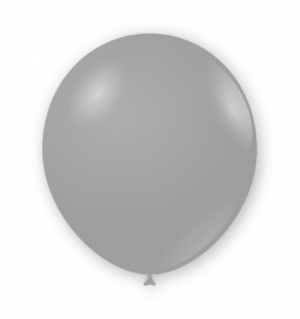 Gumball - Decoratiuni pentru petrecere tematica - Set 100 baloane latex gri 13 cm