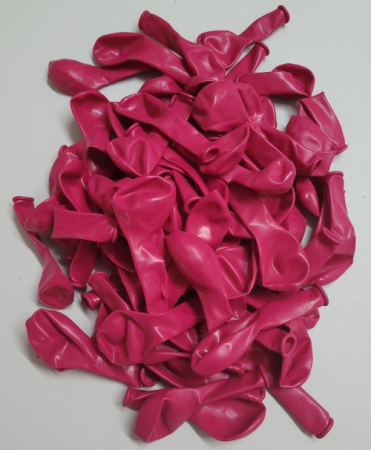 Set 100 baloane latex magenta clear 13 cm [3]