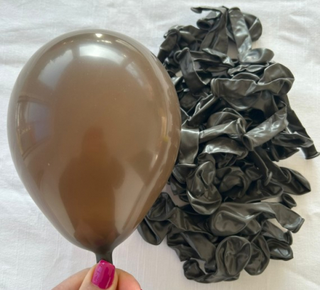 Set 100 baloane latex maro inchis 13 cm [1]
