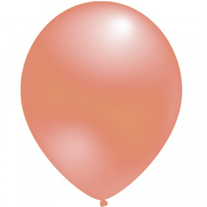 Set 100 baloane latex metalizat rose gold 13 cm [4]