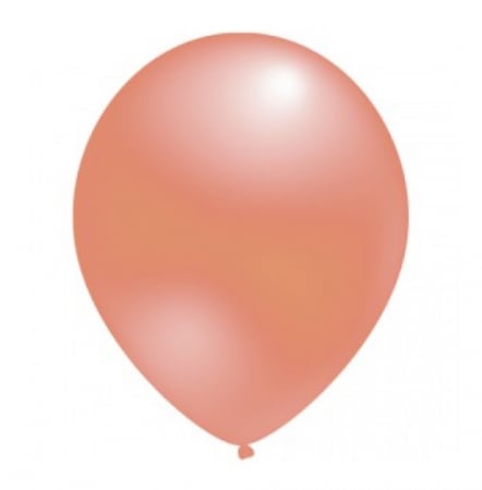 Peppa Pig - Baloane - Set 100 baloane latex metalizat rose gold 13 cm