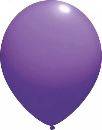 Baloane din latex 13cm - Set 100 baloane latex mov 13 cm