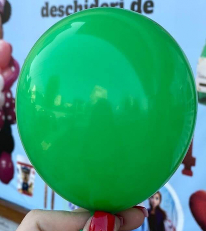 Set 100 baloane latex verde 13 cm [2]