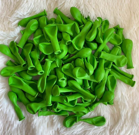 Set 100 baloane latex verde deschis 13 cm [2]