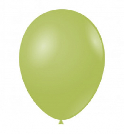 Set 100 baloane latex verde maslin / green olive 13 cm