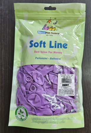 Set 100 baloane mov deschis liliac / lila 13 cm [3]