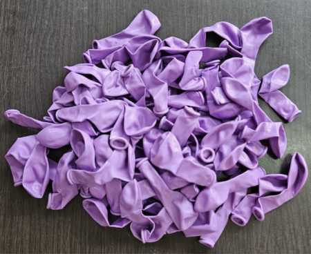 Set 100 baloane mov deschis liliac / lila 13 cm [5]