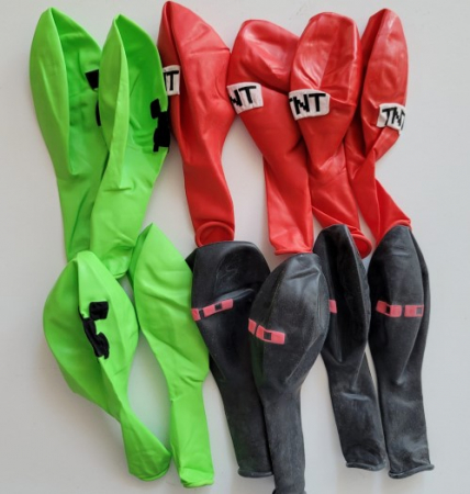 Set 12 baloane latex TNT / Roblox 30 cm [7]