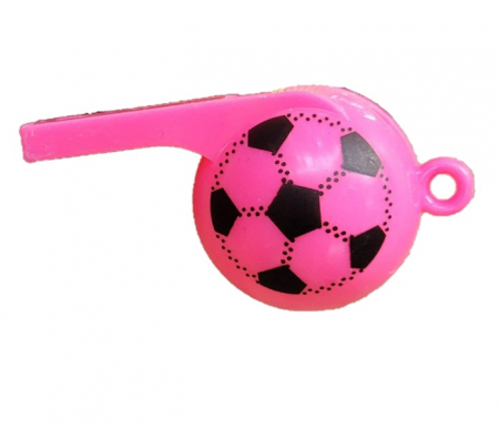 Suflatori & Fluiere pentru petreceri - Set 12 fluiere colorate minge fotbal 5 cm