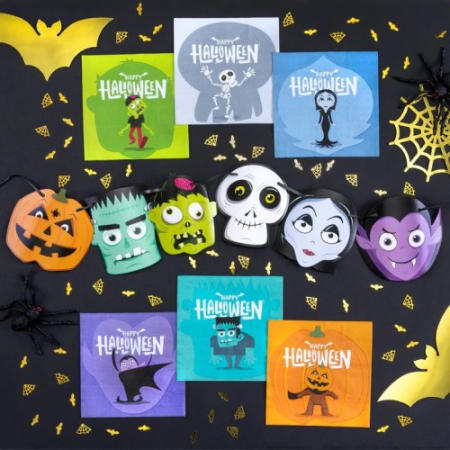 Set 12 servetele Halloween 33 cm [5]