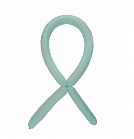Baloane Macaron - Set 15 baloane latex modelaj albastru macaron 125 cm
