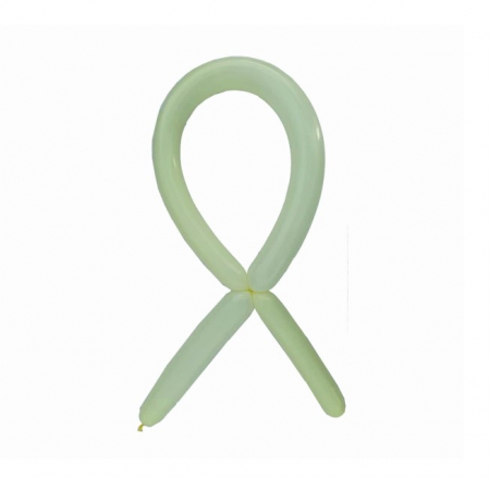 Baloane Macaron - Set 15 baloane latex modelaj galben macaron 125 cm