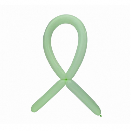 Baloane Macaron - Set 15 baloane latex modelaj verde macaron 125 cm