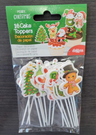 Set 16 decoratiuni briosa Craciun 5 cm [14]