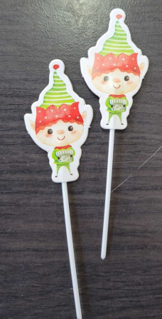 Set 16 decoratiuni briosa Craciun 5 cm [5]