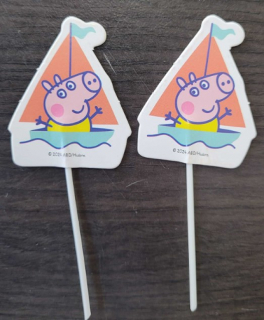 Set 16 decoratiuni briosa Peppa Pig 5 cm [3]