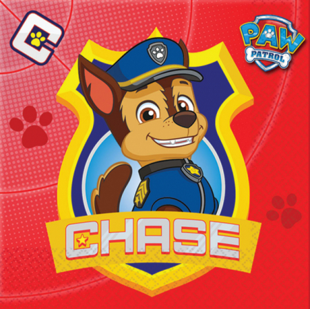 Set 16 servetele hartie Paw Patrol / Patrula Catelusilor 33 x 33 cm [3]