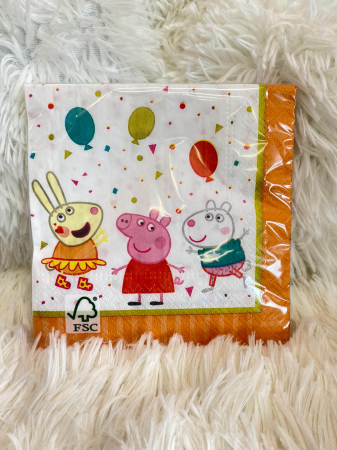 Set 16 servetele hartie Peppa Pig 33 x 33 cm [1]