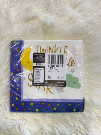 Set 16 Servetele, twinkle luna nori si stele 33 cm [2]