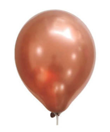 Baloane cromate - Set 2 baloane chrome rose gold 45 cm