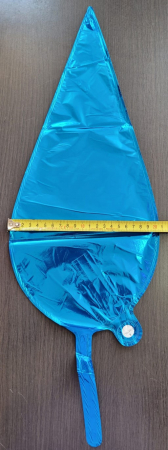 Set 2 baloane folie varf albastru 50 x 20 cm [3]