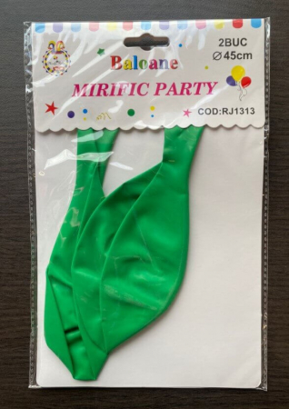 Set 2 baloane jumbo latex verde 45 cm [3]