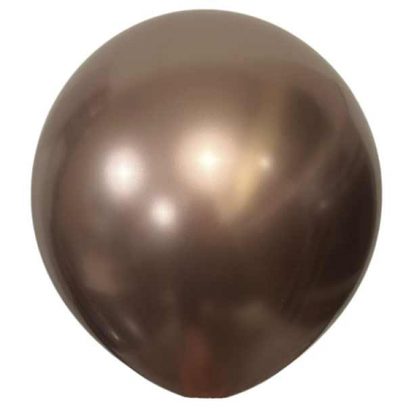 Set 2 baloane latex chrome rose gold 38 cm [1]