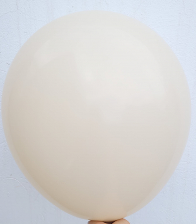 Set 2 baloane latex jumbo alb nisip 45 cm [2]