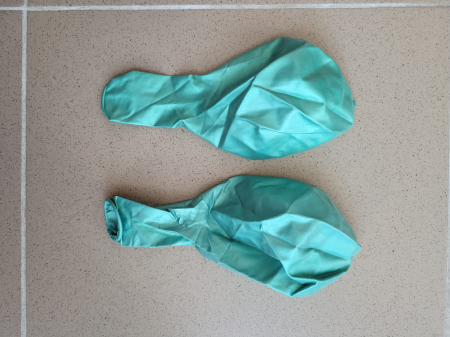 Set 2 baloane latex jumbo chrome verde 46 cm [2]
