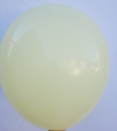 Set 2 baloane latex jumbo galben macaron 45 cm [1]