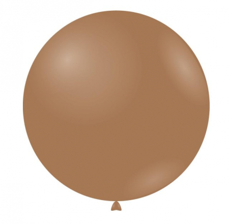 Baloane & seturi baloane din latex - Set 2 baloane latex jumbo maro teracota 46 cm