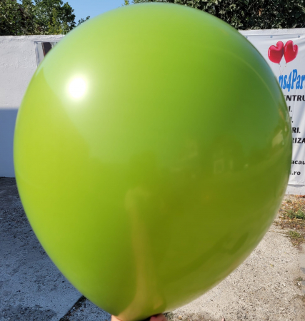 Set 2 baloane latex jumbo retro verde deschis 45 cm [1]