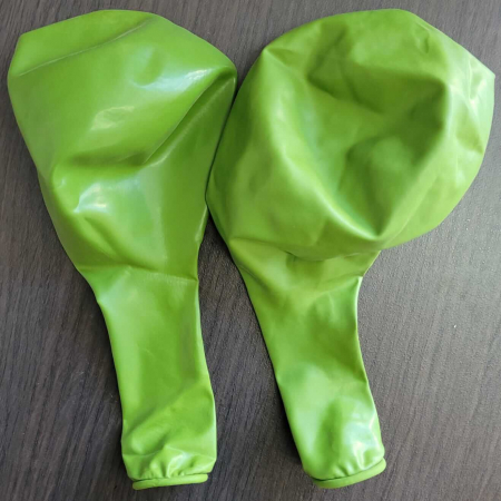 Set 2 baloane latex jumbo retro verde deschis 45 cm [5]