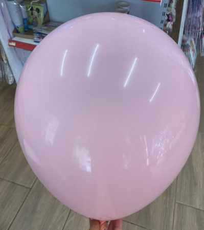 Set 2 baloane latex jumbo roz macaron 45 cm [1]