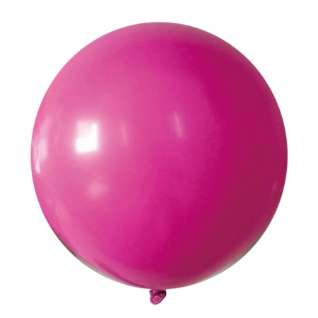 Baloane & seturi baloane din latex - Set 2 baloane latex jumbo roz retro 45 cm