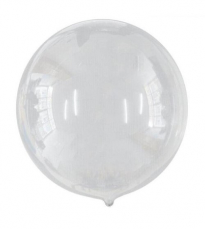 Baloane Jumbo - Set 2 baloane latex jumbo transparent 45 cm