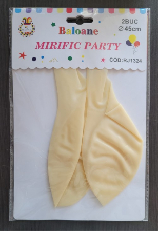 Set 2 baloane latex jumbo transparent 45 cm [5]