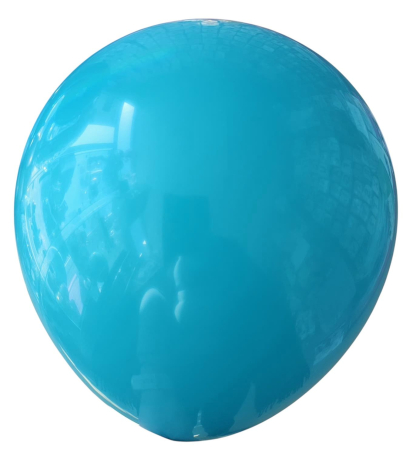 Baloane Jumbo - Set 2 baloane latex jumbo turcoaz 45 cm