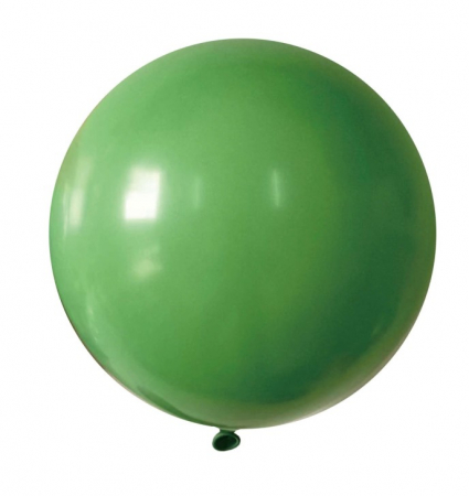 Retro - Set 2 baloane latex jumbo verde avocado 45 cm