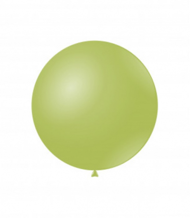 Gumball - Decoratiuni pentru petrecere tematica - Set 2 baloane latex jumbo verde maslin 38 cm
