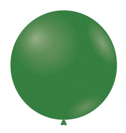 Masha - Decoratiuni pentru petrecere tematica - Set 2 baloane latex jumbo verde padure clear 46 cm