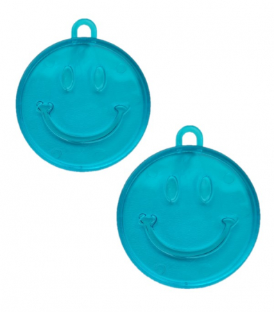 Petreceri tematice - Decoratiuni & accesorii - Set 2 greutati baloane smileface 8g / buc