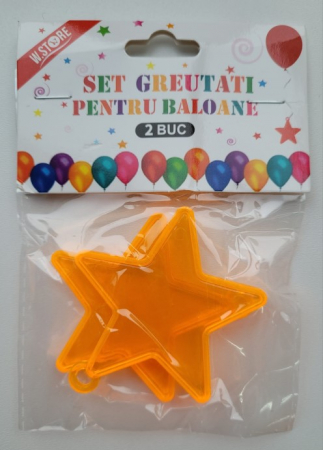 Set 2 greutati baloane stea 7 g / buc [5]