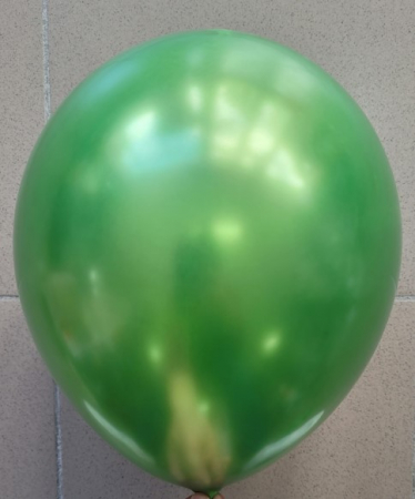 Set 20 baloane chrome verde deschis 30 cm [1]