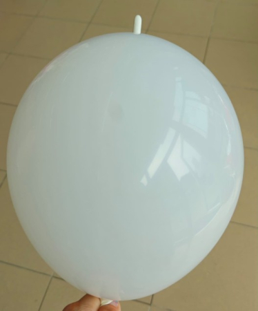 Set 20 baloane latex link o loon alb 28 cm [1]