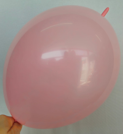 Set 20 baloane latex link o loon roz deschis 28 cm [2]